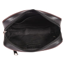 Load image into Gallery viewer, Sassora Premium Leather Unisex Small Toiletry Travel Pouch
