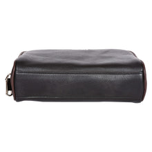 Load image into Gallery viewer, Sassora Premium Leather Unisex Small Toiletry Travel Pouch
