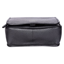 Load image into Gallery viewer, Sassora Genuine Leather Hanging Toiletry Pouch with Metal Hook &amp; Multi-Compartment Organizer