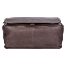 Load image into Gallery viewer, Sassora Genuine Leather Hanging Toiletry Pouch with Metal Hook Organizer