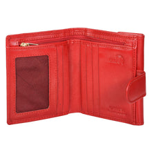 Load image into Gallery viewer, Sassora Premium Leather Medium Red RFID Protected Women Wallet
