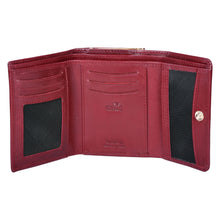 Load image into Gallery viewer, SASSORA Genuine Leather RFID Protected Tri-fold Wallet for Women’s