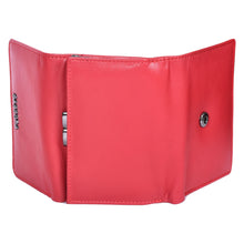 Load image into Gallery viewer, SASSORA Genuine Leather RFID Protected Women’s Compact Tri-fold Wallet
