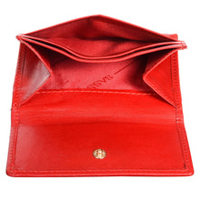 Load image into Gallery viewer, Sassora Genuine Premium Leather Medium Size Red RFID Girls Wallet
