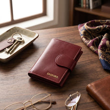 Load image into Gallery viewer, Sassora Genuine Leather Medium RFID Wallet For Women
