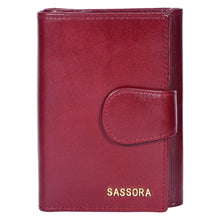 Load image into Gallery viewer, Sassora Genuine Leather Medium RFID Wallet For Women