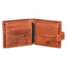 Load image into Gallery viewer, Sassora Premium Leather Medium Men&#39;s Loop Closure RFID Wallet
