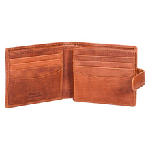 Load image into Gallery viewer, Sassora Premium Leather Medium Men&#39;s Loop Closure RFID Wallet
