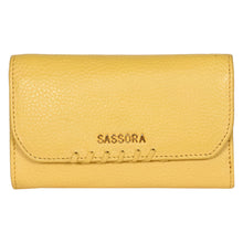 Load image into Gallery viewer, Sassora Premium Leather Women&#39;s Medium RFID Wallet Purse
