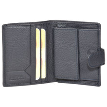 Load image into Gallery viewer, Sassora Premium Leather Small RFID Snap Closure Notecase
