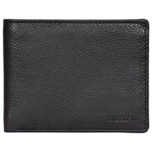 Load image into Gallery viewer, Sassora Premium Leather Large Black Men&#39;s RFID Wallet
