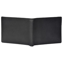 Load image into Gallery viewer, Sassora Premium Leather Large Black Men&#39;s RFID Wallet
