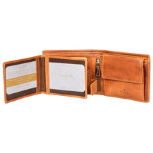 Load image into Gallery viewer, Sassora Genuine Premium Leather Medium Stylish Men&#39;s RFID Wallet
