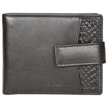 Load image into Gallery viewer, Sassora Premium Leather Medium Loop Closure Men&#39;s RFID Wallet
