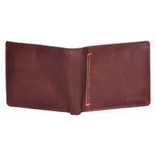 Load image into Gallery viewer, Sassora Premium Genuine Leather RFID Blocking Bifold Wallet for Men | Brown Leather Wallet with 9 Card Slots &amp; ID Window