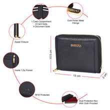 Load image into Gallery viewer, Sassora Premium Genuine Leather Zip-Around Women's Wallet