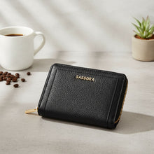 Load image into Gallery viewer, Sassora Premium Genuine Leather Zip-Around Women's Wallet