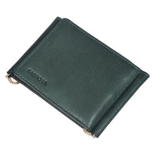 Load image into Gallery viewer, SASSORA Genuine Leather RFID Protected Bi-Fold Wallet with Dual Money Clips