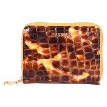 Load image into Gallery viewer, Sassora Premium Leather Girls RFID Zip Closure Small Wallet
