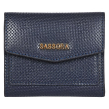 Load image into Gallery viewer, Sassora Premium Leather Women RFID Snap Closure Small Wallet
