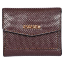 Load image into Gallery viewer, Sassora Premium Leather Women RFID Snap Closure Small Wallet
