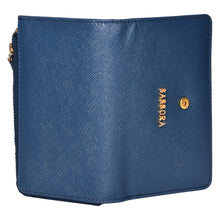 Load image into Gallery viewer, Sassora Premium Leather Ladies Medium Snap Closure RFID Wallet
