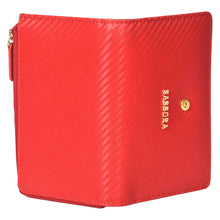 Load image into Gallery viewer, Sassora Premium Leather Girls Medium Snap Closure RFID Wallet
