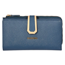 Load image into Gallery viewer, Sassora Premium Leather Girls Large RFID Snap Closure Purse
