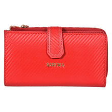 Load image into Gallery viewer, Sassora Premium Leather Ladies Large RFID Snap Closure Purse
