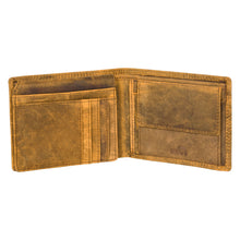 Load image into Gallery viewer, SASSORA Genuine Leather RFID Protected Bi-Fold Wallet with Coin Pocket &amp; ID Slot