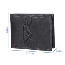 Load image into Gallery viewer, Sassora Genuine Leather Animal Pattern Large RFID Wallet For Boys
