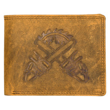 Load image into Gallery viewer, SASSORA Genuine Leather RFID Protected Bi-Fold Wallet with Coin Pocket &amp; ID Slot