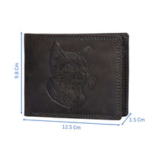 Load image into Gallery viewer, Sassora Pure Leather Embossed Animal Pattern Large RFID Wallet
