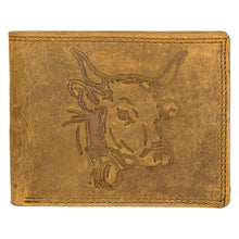 Load image into Gallery viewer, SASSORA Genuine Leather RFID Protected Bi-Fold Wallet with Coin Pocket &amp; ID Slot