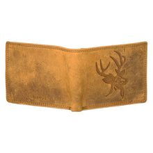 Load image into Gallery viewer, SASSORA Genuine Leather RFID Protected Bi-Fold Wallet with Coin Pocket &amp; ID Slot