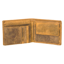 Load image into Gallery viewer, SASSORA Genuine Leather RFID Protected Bi-Fold Wallet with Coin Pocket &amp; ID Slot