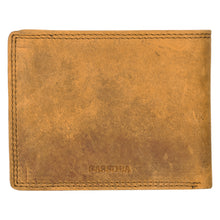 Load image into Gallery viewer, SASSORA Genuine Leather RFID Protected Bi-Fold Wallet with Coin Pocket &amp; ID Slot
