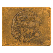 Load image into Gallery viewer, SASSORA Genuine Leather RFID Protected Bi-Fold Wallet with Coin Pocket &amp; ID Slot