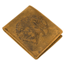 Load image into Gallery viewer, SASSORA Genuine Leather RFID Protected Bi-Fold Wallet with Coin Pocket &amp; ID Slot