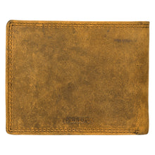 Load image into Gallery viewer, SASSORA Genuine Leather RFID Protected Bi-Fold Wallet with Coin Pocket &amp; ID Slot