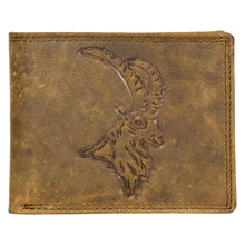 Load image into Gallery viewer, SASSORA Genuine Leather RFID Protected Bi-Fold Wallet with Coin Pocket &amp; ID Slot