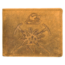 Load image into Gallery viewer, SASSORA Genuine Leather RFID Protected Bi-Fold Wallet with Coin Pocket &amp; ID Slot