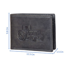 Load image into Gallery viewer, Sassora Premium Leather Car Pattern Large RFID Wallet For Boys
