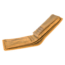 Load image into Gallery viewer, SASSORA Genuine Leather RFID Protected Bi-Fold Wallet with Coin Pocket &amp; ID Slot