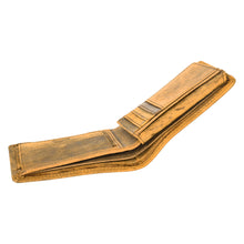 Load image into Gallery viewer, SASSORA Genuine Leather RFID Protected Bi-Fold Wallet with Coin Pocket &amp; ID Slot