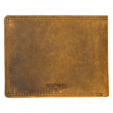 Load image into Gallery viewer, SASSORA Genuine Leather RFID Protected Bi-Fold Wallet with Coin Pocket &amp; ID Slot