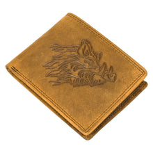 Load image into Gallery viewer, SASSORA Genuine Leather RFID Protected Bi-Fold Wallet with Coin Pocket &amp; ID Slot