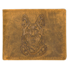 Load image into Gallery viewer, SASSORA Genuine Leather RFID Protected Bi-Fold Wallet with Coin Pocket &amp; ID Slot