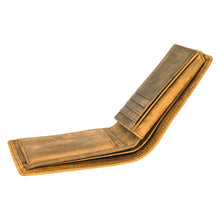 Load image into Gallery viewer, SASSORA Genuine Leather RFID Protected Bi-Fold Wallet with Coin Pocket &amp; ID Slot