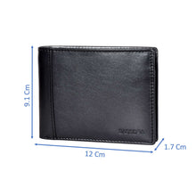 Load image into Gallery viewer, Sassora Premium Leather Metalic Look Bifold RFID Men&#39;s Wallet
